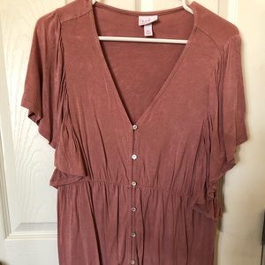 Isabel Maternity Blush top